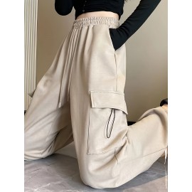 Plaid Shirt With Pocket, Long Sleeve Button Up Casual Top For Spring & Fall, Women's Clothing